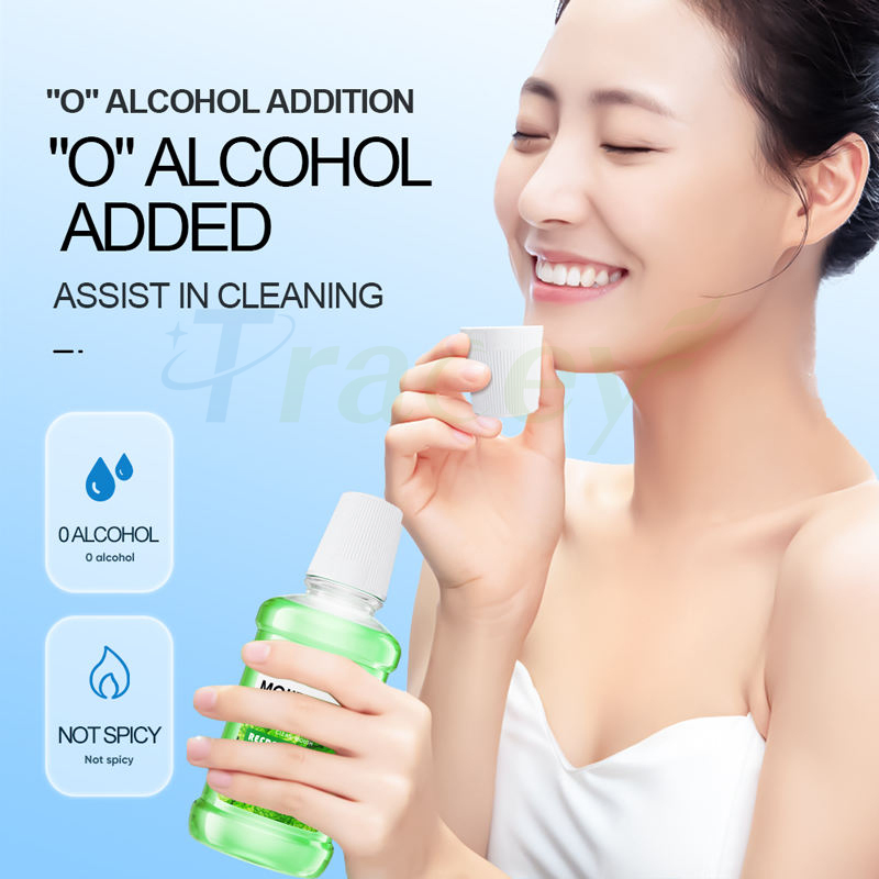 Tracey Teeth Whitening Fresh Fruit Flavor Mint Mouthwash Cleanses Breath Deodorizes Has No Alcohol Irritation Protects Tooth