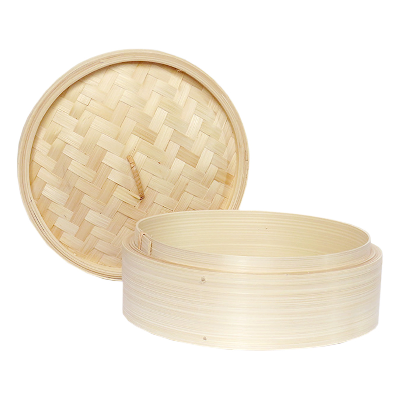 Kitchen Handmade Natural Bamboo Steamer Food Steamers Steam Bun Steamer Basket