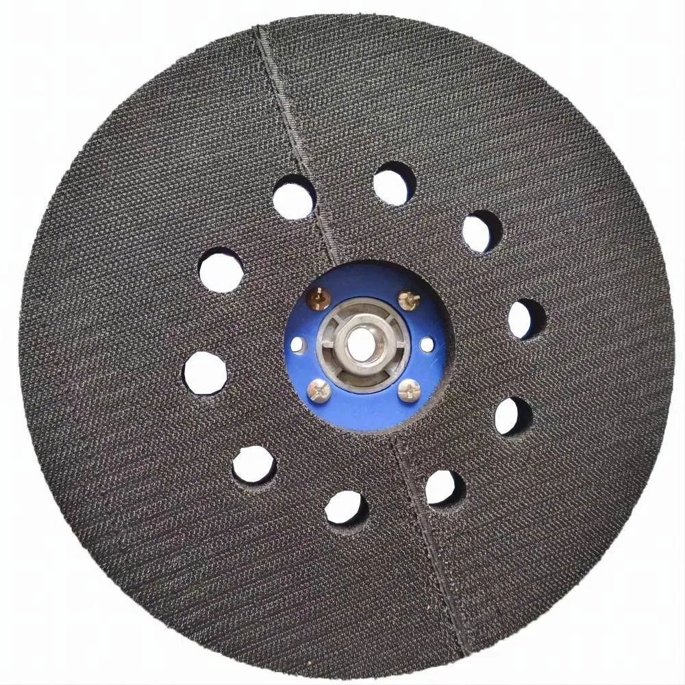 215mm Abrasives Backing Pads Hook and Loop Backing Pad with 8 Holes
