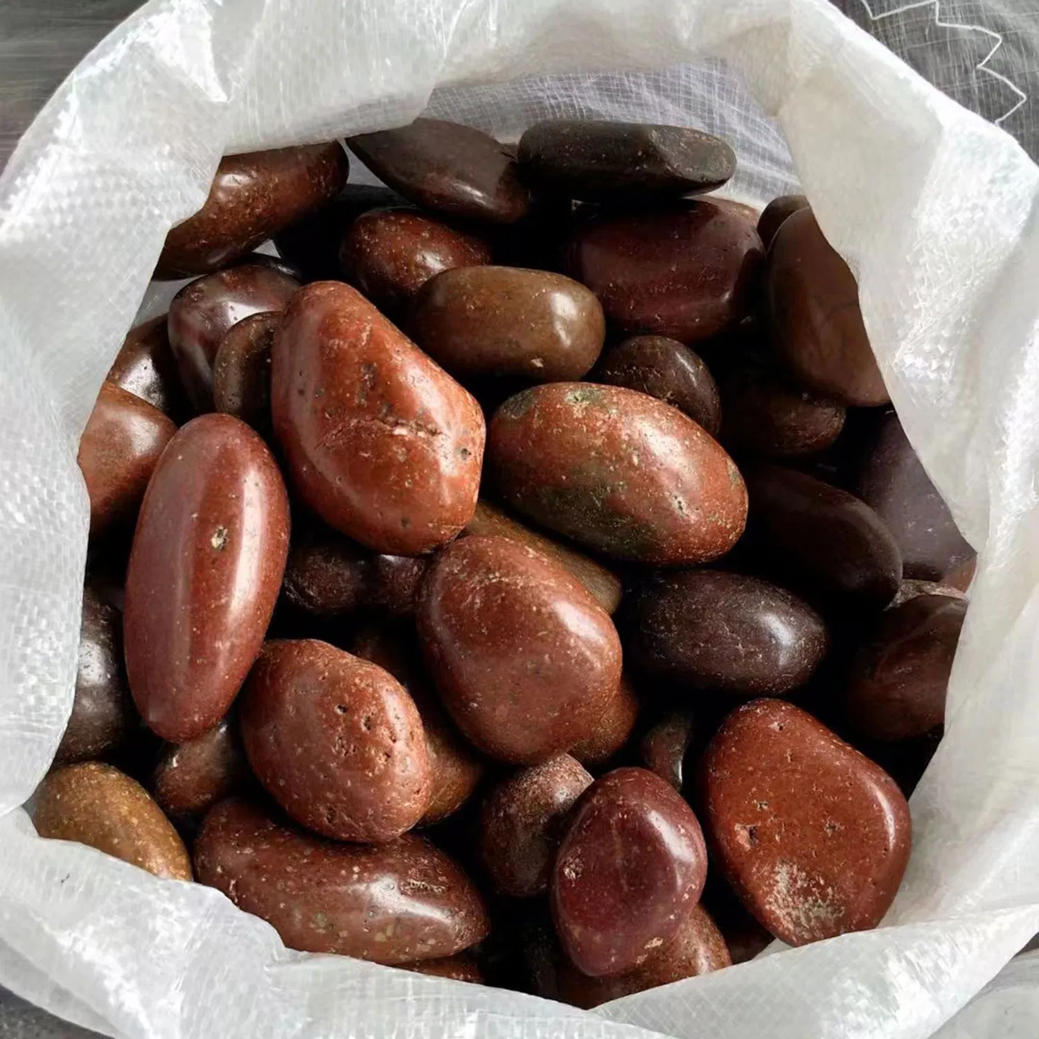 Landscaping Garden Natural High Polished White Pebbles for Decorative Stone