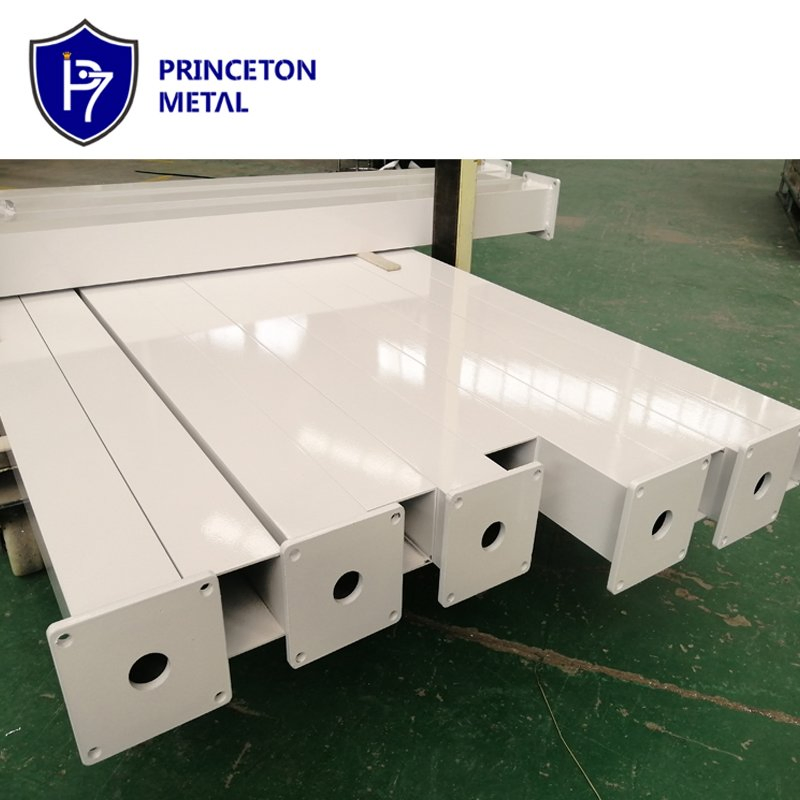 Wholesale Custom DIY Height Aluminum Alloy Slat Fence Flanged Post