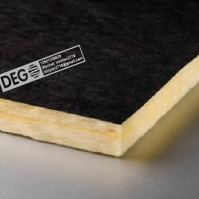 Black Fiberglass Ceiling Tile Acoustic Panels Office