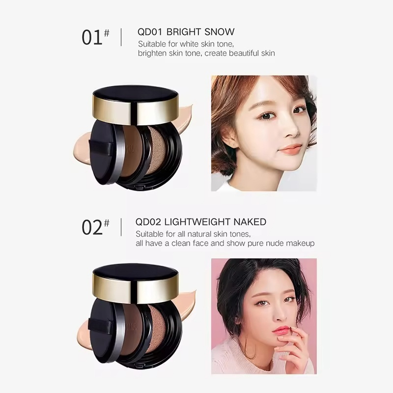 2 in 1 Air Cushion Skin Care Makeup Foundation Cosmetics Factory Bb Cushion Concealer Bb Air Cushion Foundation