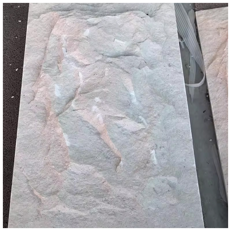 Murshroom/Split Face Moca Cream Limestone Wall Facade Cladding Tiles