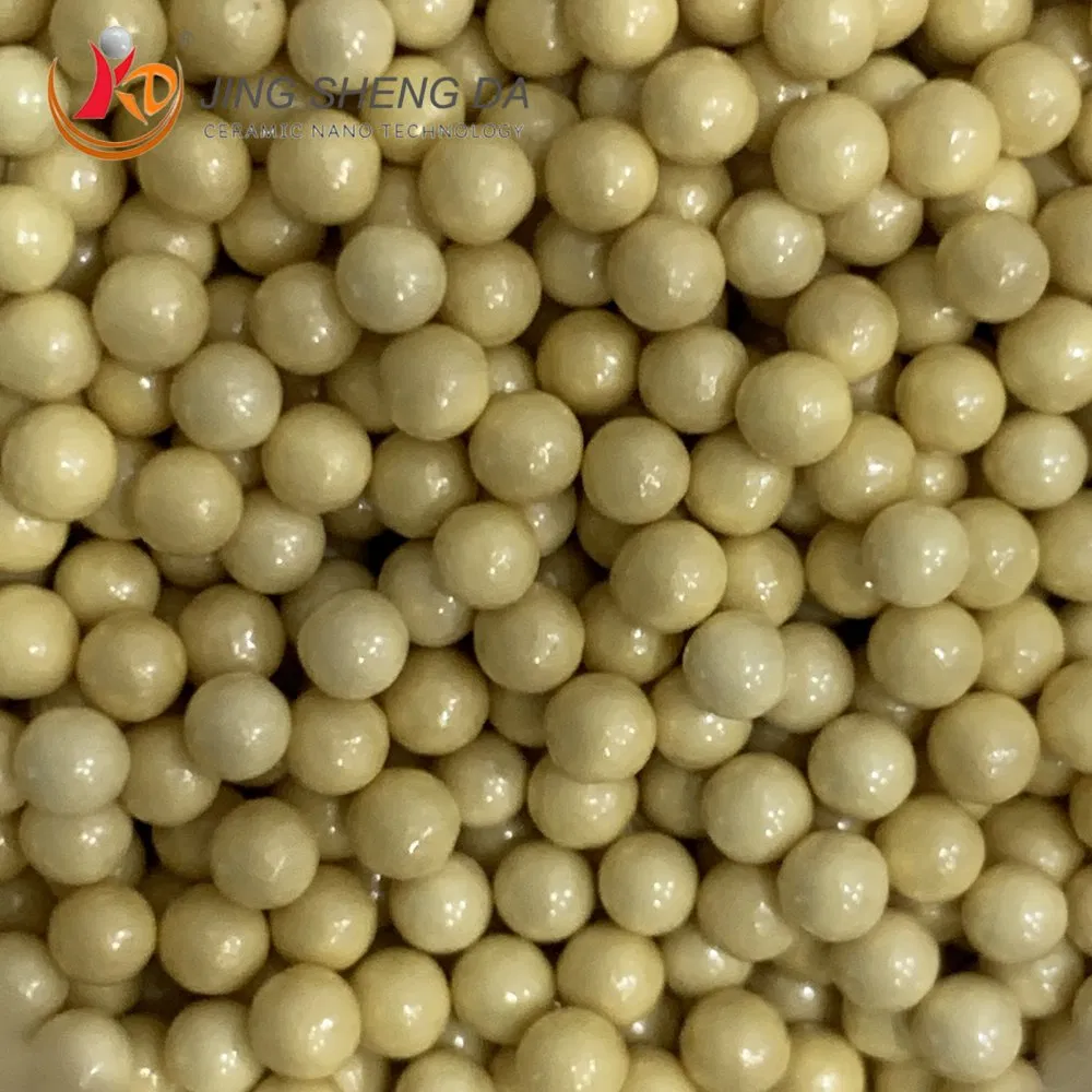 Grinding Ball for Ceramics Yellow Ceria Oxide Stabilized Zirconium Oxide Bead