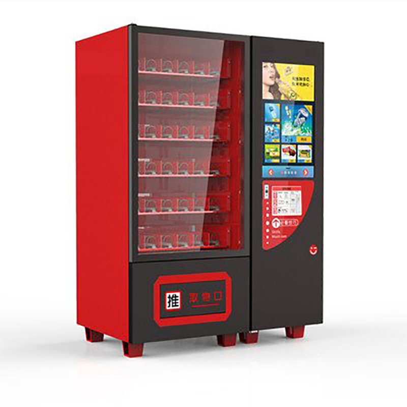 High-Quality Automatic Vending Machine for Snacks and Drinks with Touch Screen and Cashless Payment