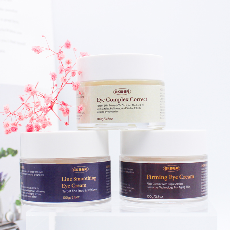 Low MOQ Free Sample Best Collagen Eye Cream with Korean Hyaluronic Acid Serum to Smoothing Lines Shaking Beauty Eye Care Cream