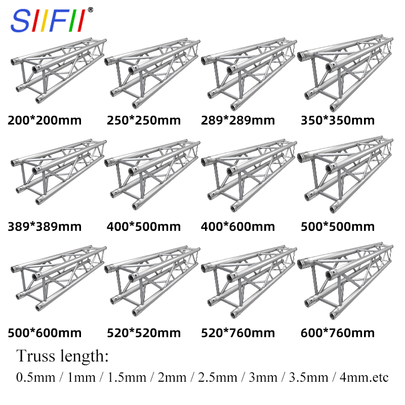 Spigot Truss Stage Lighting Display Folding Black Speaker Metal Aluminum Line Array DJ Stage Lighting Truss