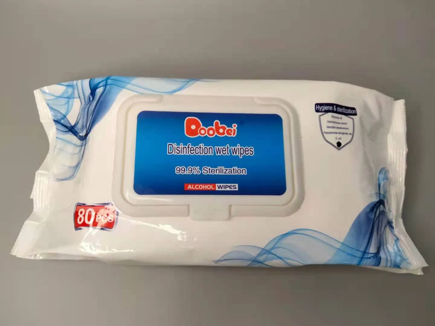 Non-Woven 80PCS Alcohol Wipes Disinfection Wet Wipes