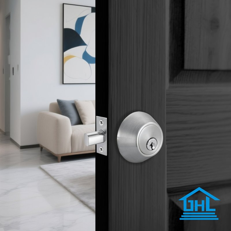 Stainless Steel Anti Theft Exterior Handle Lock and Deadbolt Combo Door Lock