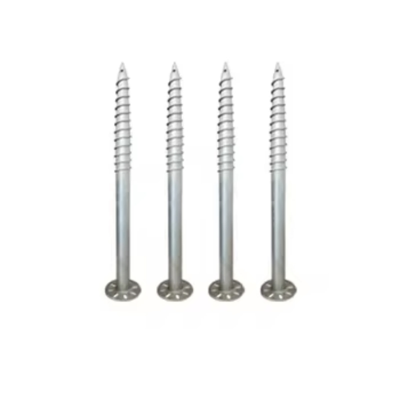 Винтовая свая для фундамента, стальная, оцинкованная