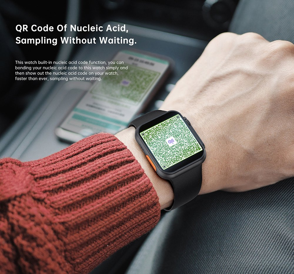 Smart Watch 8 Body Temp 420*485 Men Women NFC Pressure Attitude for Ios Android