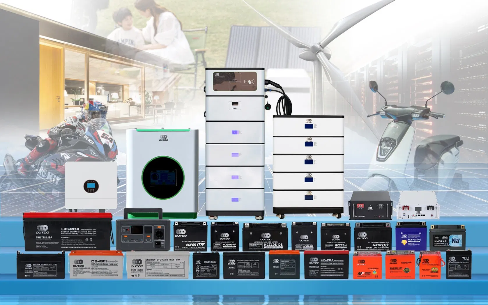 Outdoor HCX30HL-MF 12V 32Ah High Performance AGM Maintenance-Free Motorcycle Battery