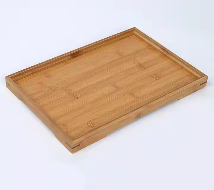 Wholesale 100% Natural Bamboo Tray Serving Breakfast or Tea