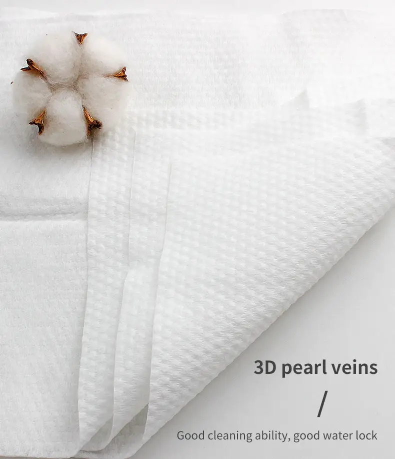 Multiuse Wet and Dry Non Woven Disposable Face Towel