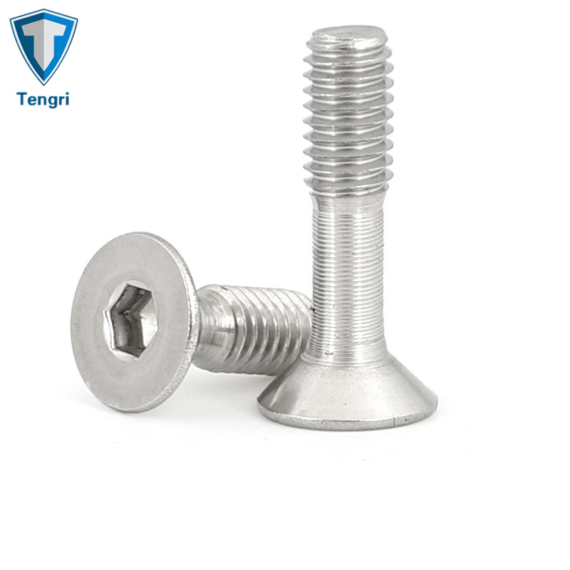 Carbon Steel 8.8 Zinc Plated Hex Socket Countersunk Captive Screw