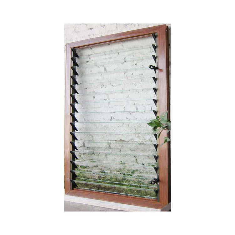 As2047 Australia Style Fix Jalousie Window Insulated Adjustable Movable Louver Glass Glazed