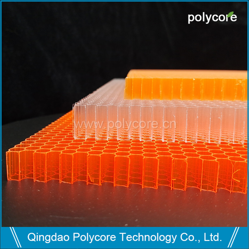 Plastic Honeycomb Core Polycarbonate Honeycomb Core