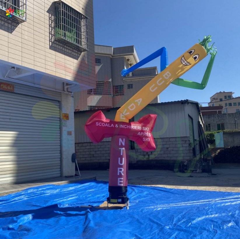 Boyan Promotion Advertising Oxford Outdoor Inflatable Sky Dancer Waving Model for Hotel