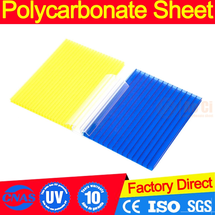 Polycarbonate Snap F Profile Polycarbonate Accessory for Hollow Sheet 4mm-10mm