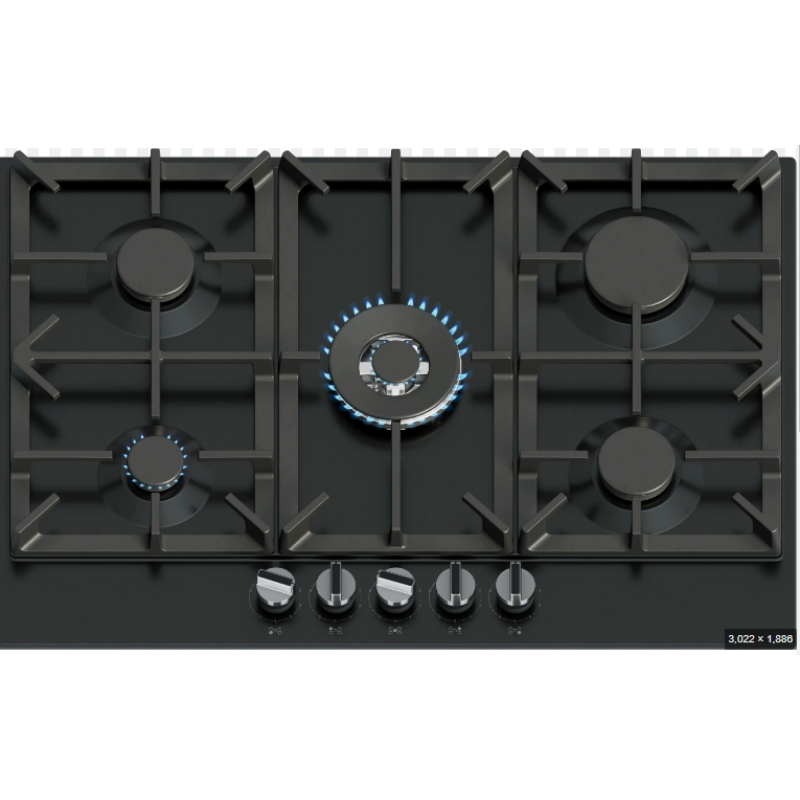 Home Appliance Kitchen Use Gas Cooker Built-in 5 Burner Hob