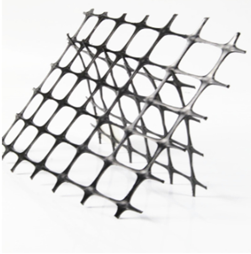 Biaxial Geogrid Geotextile Grid Plastic Grass Paver Grid Plain Polyester Geogrid
