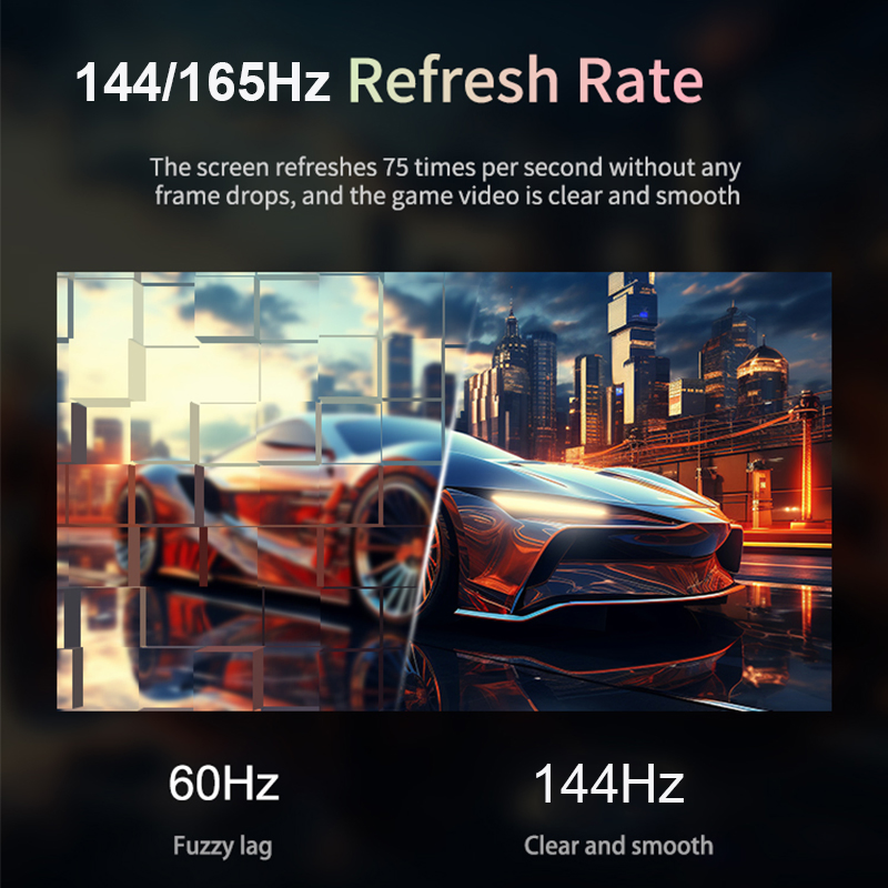 New Office High Refresh Slim Curved LCD Display 27inch 165 Hz 2K IPS PC Game Monitor for Gaming