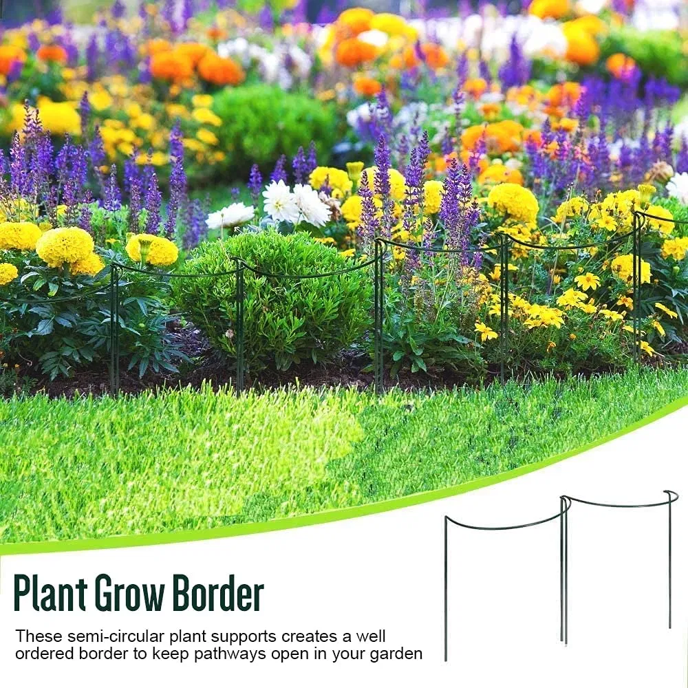 PVC Coated Steel Wire Garden Plant Support Holder