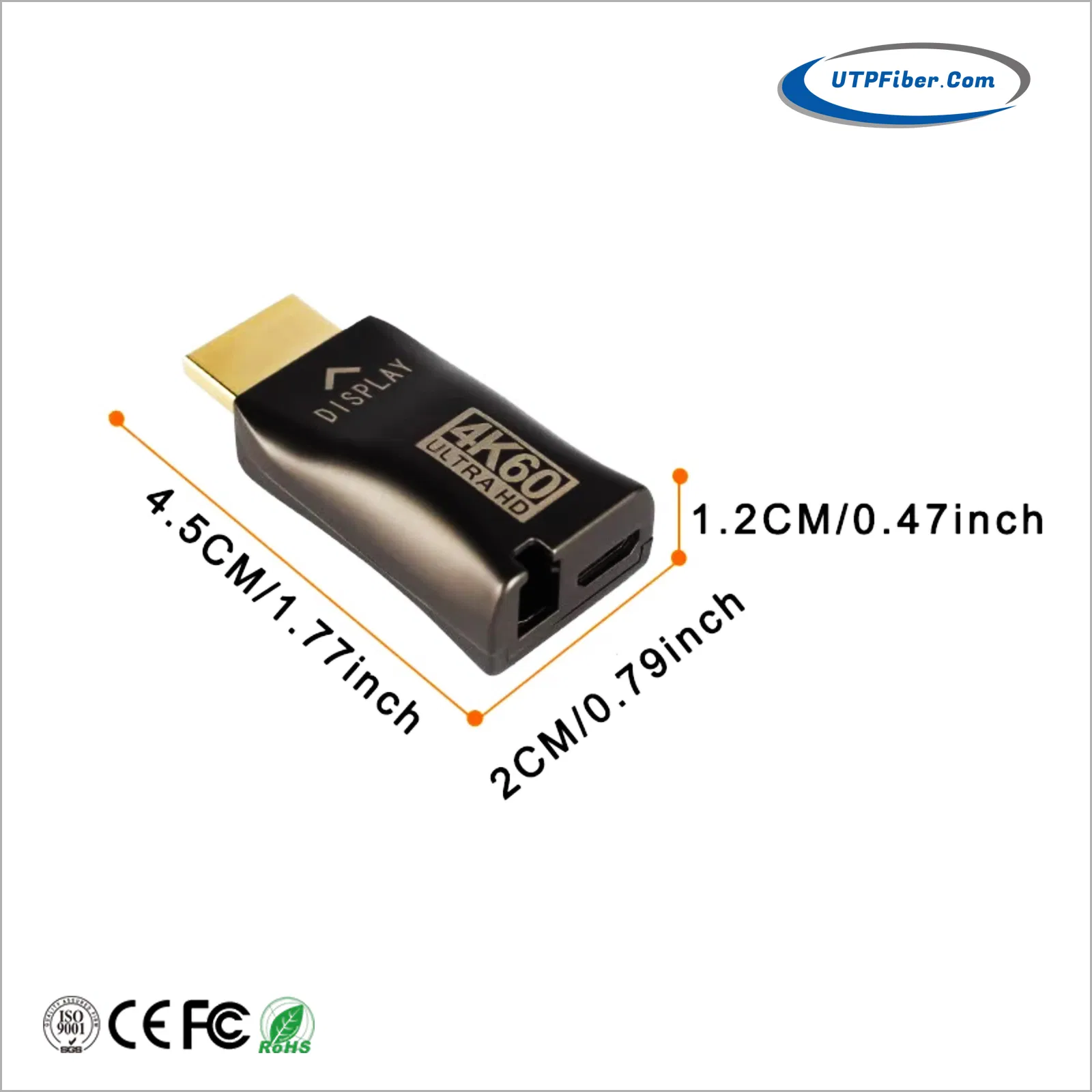 HDMI 2.0 экстендер 4K@60Hz на 300м с LC-оптикой