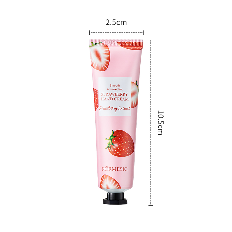 Factory Price Strawberry Plant Extract Organic Whitening Moisturizing Hand Cream6