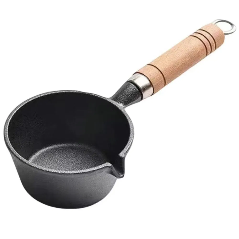 Portable Mini Frying Pan with Wooden Handle Wbb27894