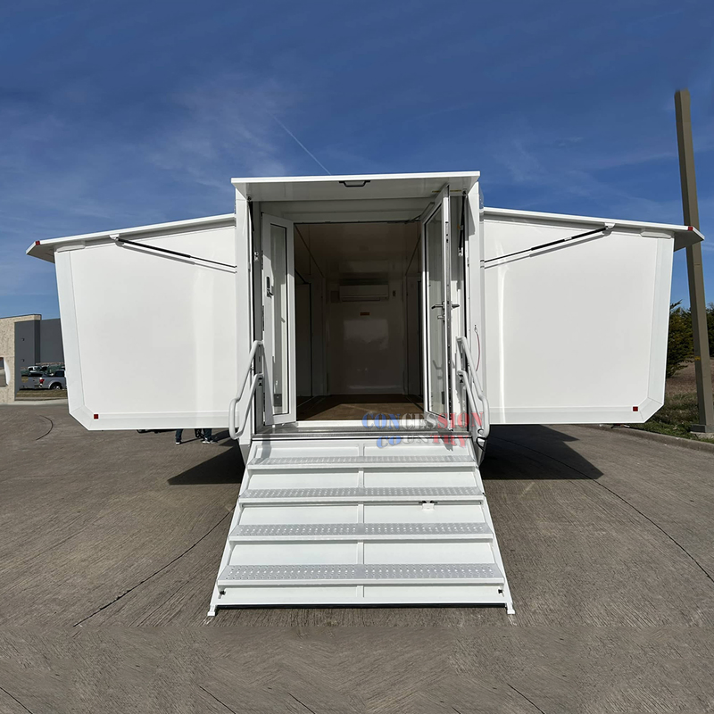 Expandable Mobile Office Trailer Emergency Response Trailer Command Center