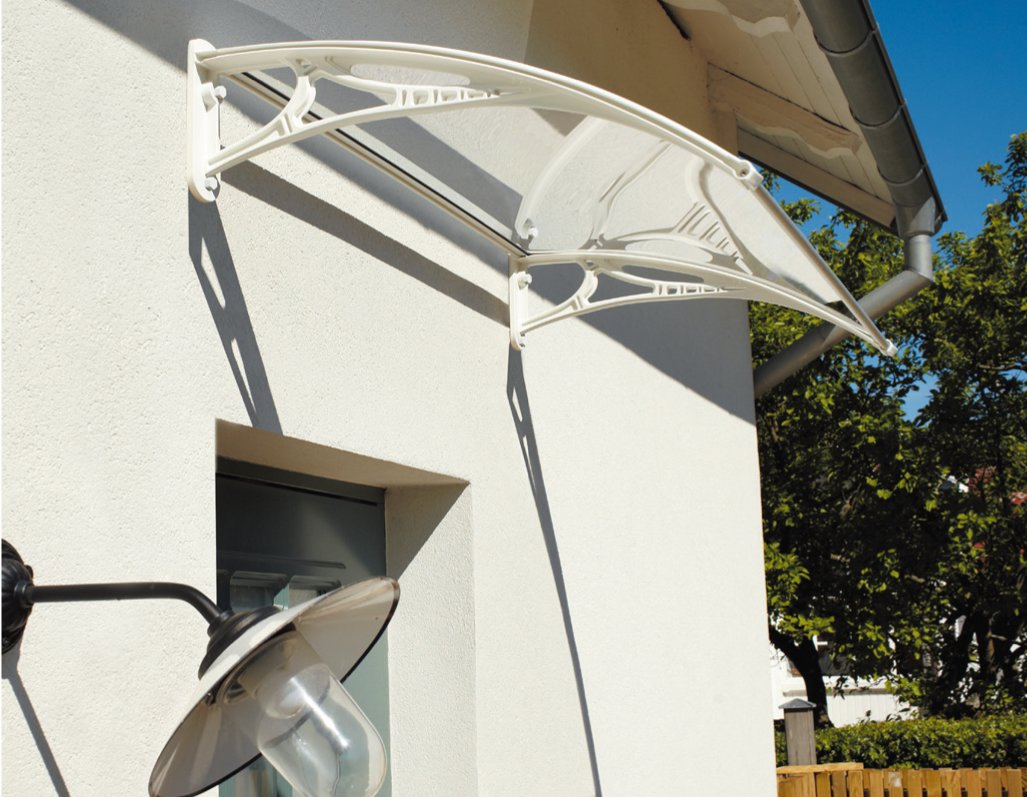 Sleek Polycarbonate Door Canopy Awning - Sunshade H1200p-1.5m