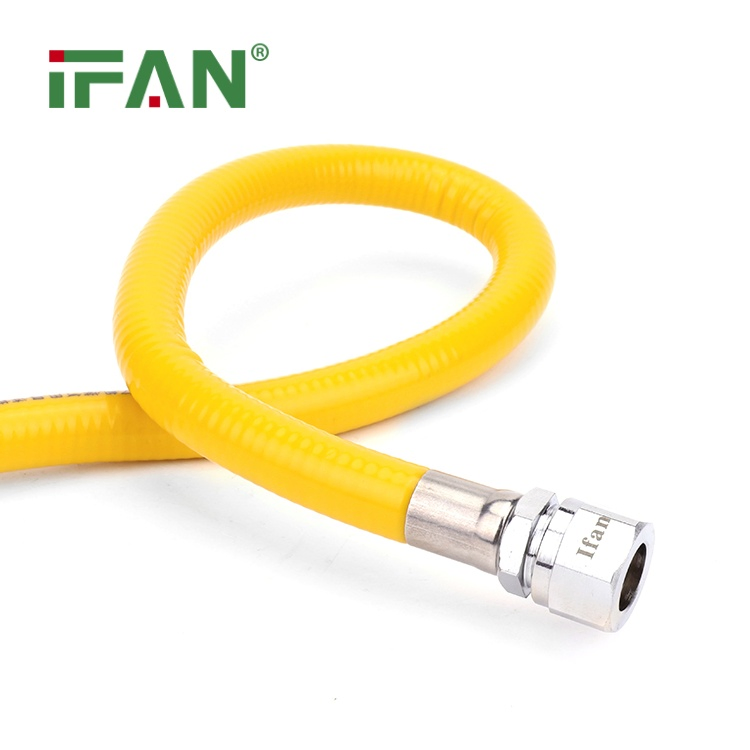 Ifan Professional Supply Stainless Steel Corrugated Gas Pipe Flexible Hose Pipe Flexible Hose