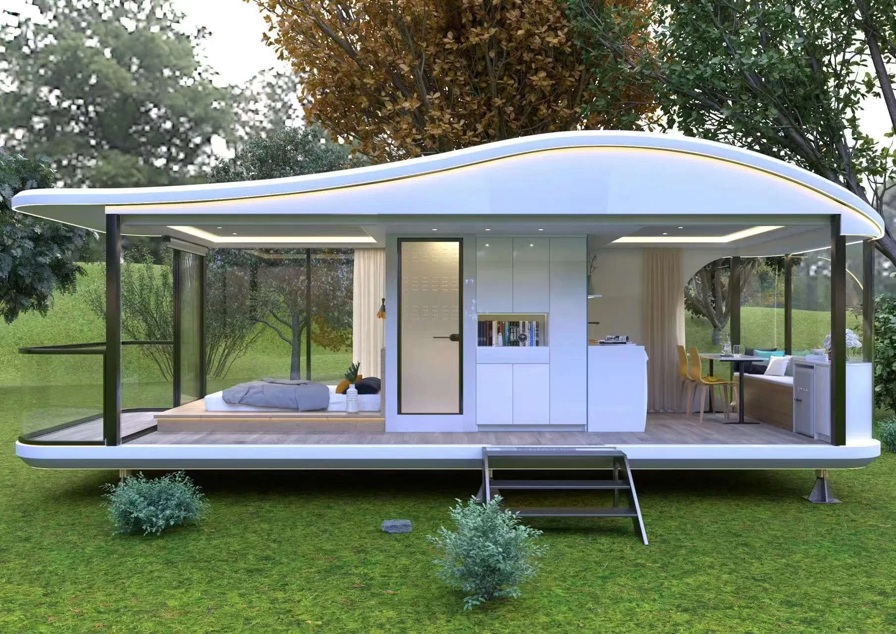 Space Capsule House Stylish Modular Unit for Popular Homestay and Scenic Spot Use