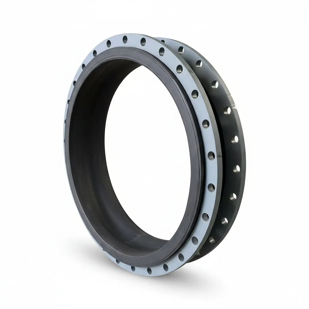 Single Sphere Flanged Flexible EPDM Rubber Expansion Joint / Compensator