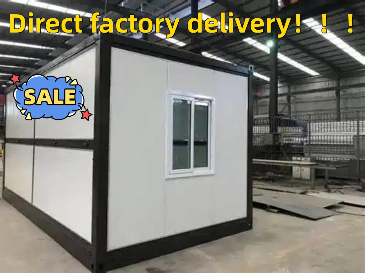 High Quality Scalable Prefabricated Folding Container Room Flat Pack for Workers' House Made of Steel and Sandwich Panel