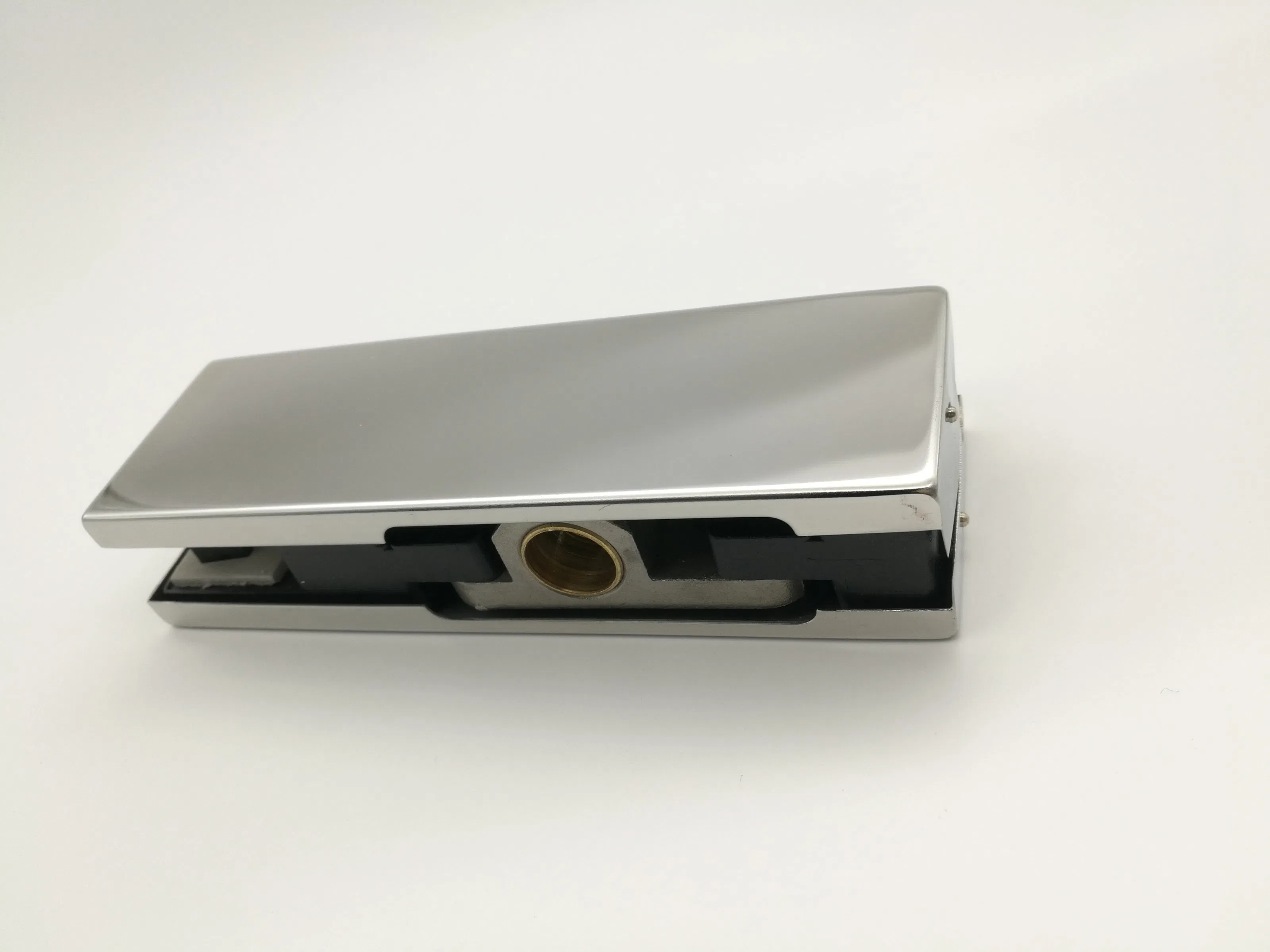 Glass Door Tempered Glass Brass Ring Top Patch Fitting