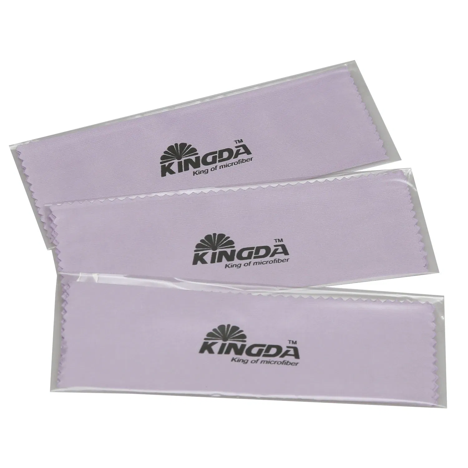 Custom Full Color Printing OPP Packing Microfibre Glass Cleaning Cloth