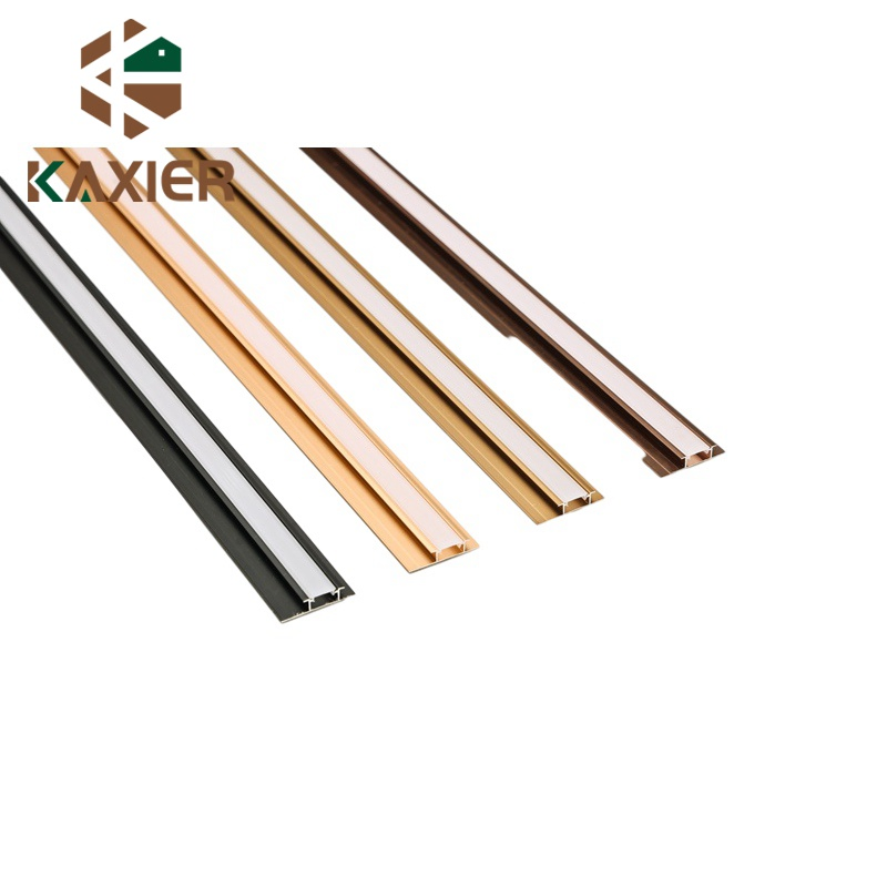 Decorative Wall Protector Corner Flexible Baseboard Aluminum Recessed Skirting Line Profile Aluminium Extrusion Profile Wall for Wall Panel