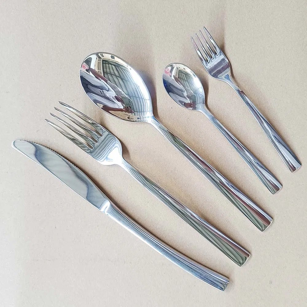 New Design Cutlery Set Cookware Dinnerware Flatware Stainless Steel 304 Golden Handle