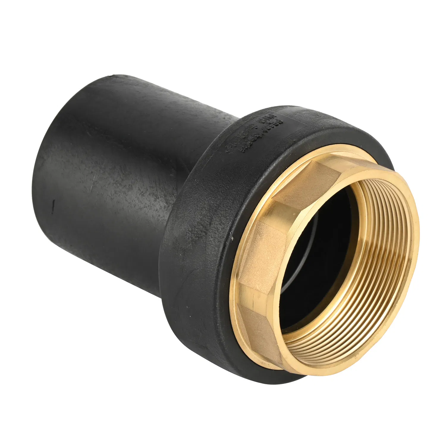 Male PE-Brass Adapter Transition for HDPE Water Supply Pipes