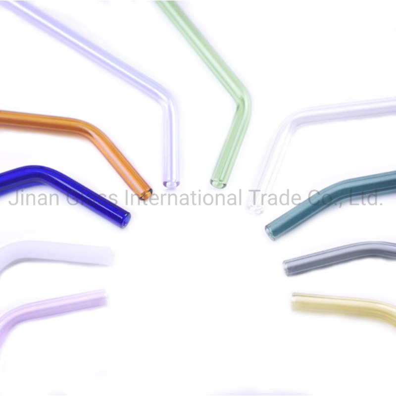 Transparent Glass Straw Color Heat Resistant High Temperature Straw