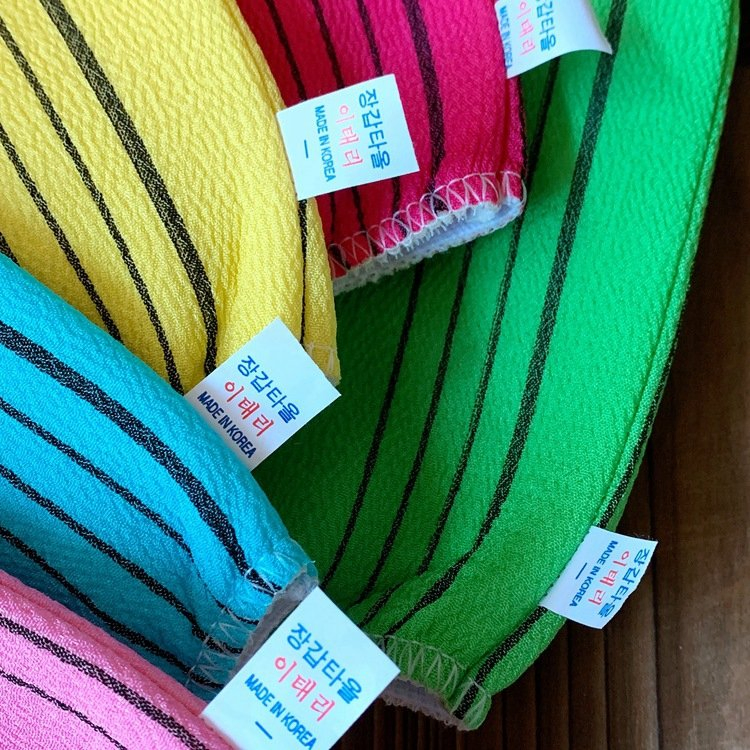 Hot Sale Korean Dead Skin Removal SPA Bathing Sponge Body Scrubber Shower Exfoliater Washcloth Bath Mitt Exfoliating Gloves