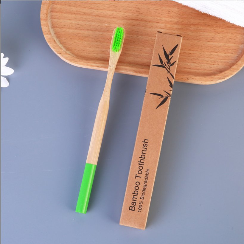 Different Kinds of Eco-Friendly Hotel Bamboo Round Handle Adult Kid Toothbrush