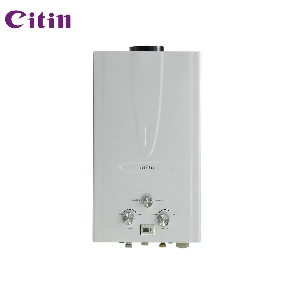 Проточный газовый водонагреватель с медным баком 6-12л