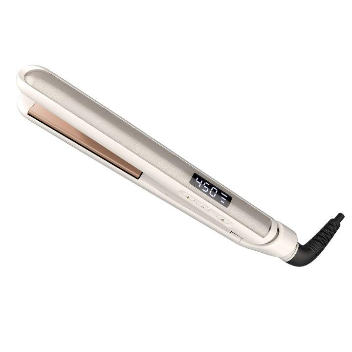 Hot Sale Beige Shine Therapy Argan Oil 1 Inch Electric Hair Straightener