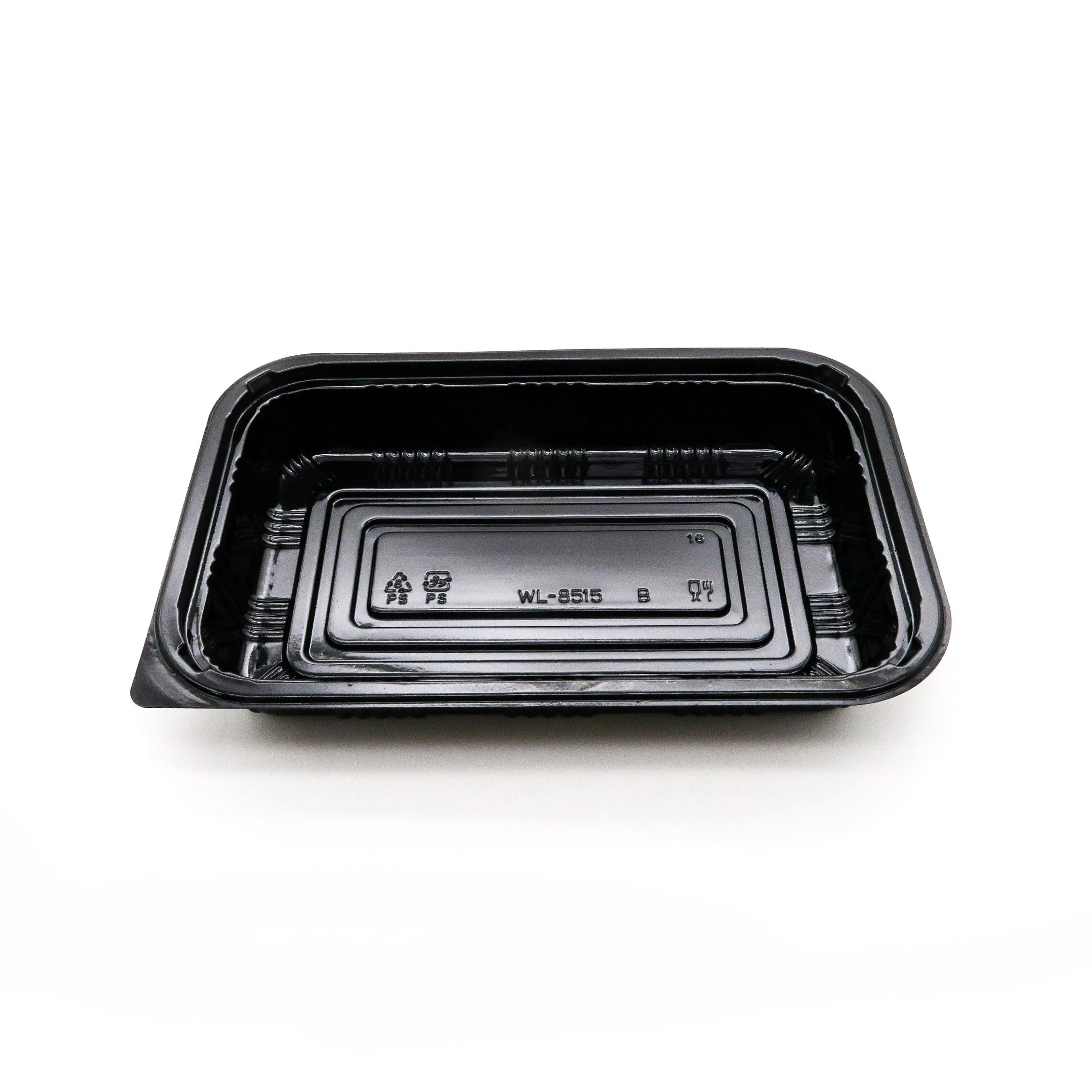 Disposable Bento Box Rectangular Take Away Plastic Food Packaging Lunch Box