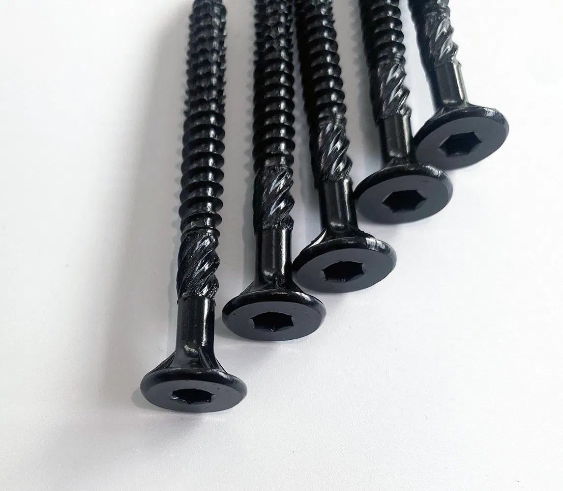 China Factory Manufacturer Wood Screw Bugle Battern Screw Electrophoretic-Coated Type 17