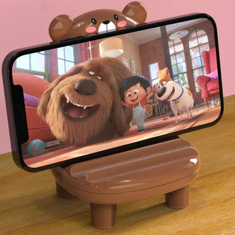 Phone Chair Stand Holder with Mirror for Mobile Phone Cute Gifts
